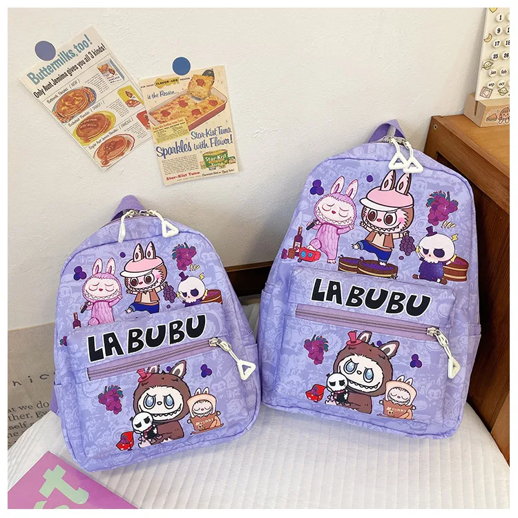 New Large Capacity Labubu Kindergarten Bag Children's Backpack Cartoon Cute Primary School Backpack Shoulder Bag New Large Capacity Labubu Kindergarten Bag Children's Backpack Cartoon Cute Primary School Backpack Shoulder Bag