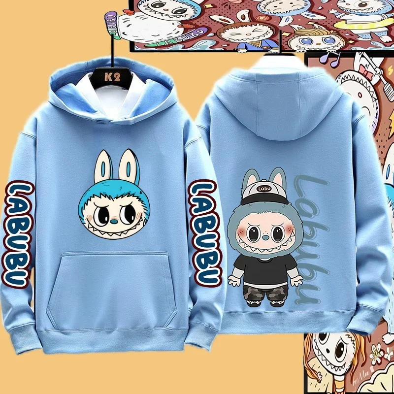 Parent-child Going Out Couple Clothing Kawaii Labubu Idol Fashion Sportswear Hoodie Coat Boys And Girls All-match Coat Parent-child Going Out Couple Clothing Kawaii Labubu Idol Fashion Sportswear Hoodie Coat Boys And Girls All-match Coat