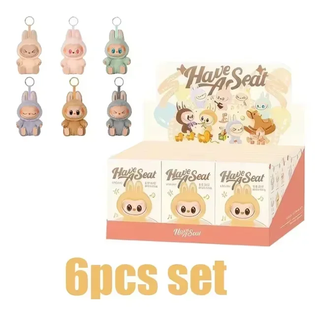 1:1 Quality Kawaii Monster Labubu Blind Box Series PVC Labubu Macaron Pendant Doll Monster Keychain Birthday Holiday Kids Gift 1:1 Quality Kawaii Monster Labubu Blind Box Series PVC Labubu Macaron Pendant Doll Monster Keychain Birthday Holiday Kids Gift