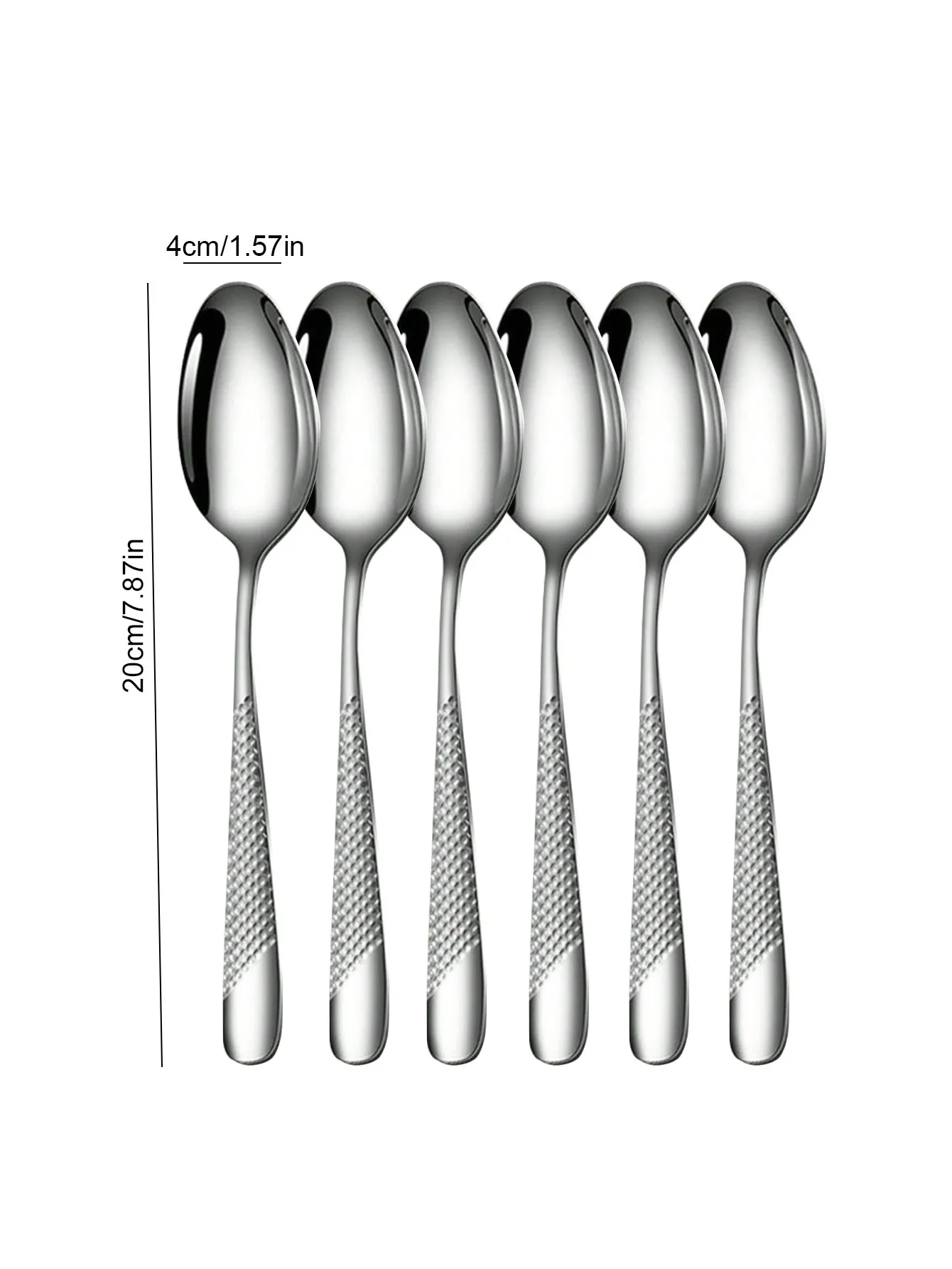 6pc/30pc Stainless steel silver high-end star diamond tableware set knife, fork and spoon dessert fork and spoon 6pc/30pc Stainless steel silver high-end star diamond tableware set knife, fork and spoon dessert fork and spoon