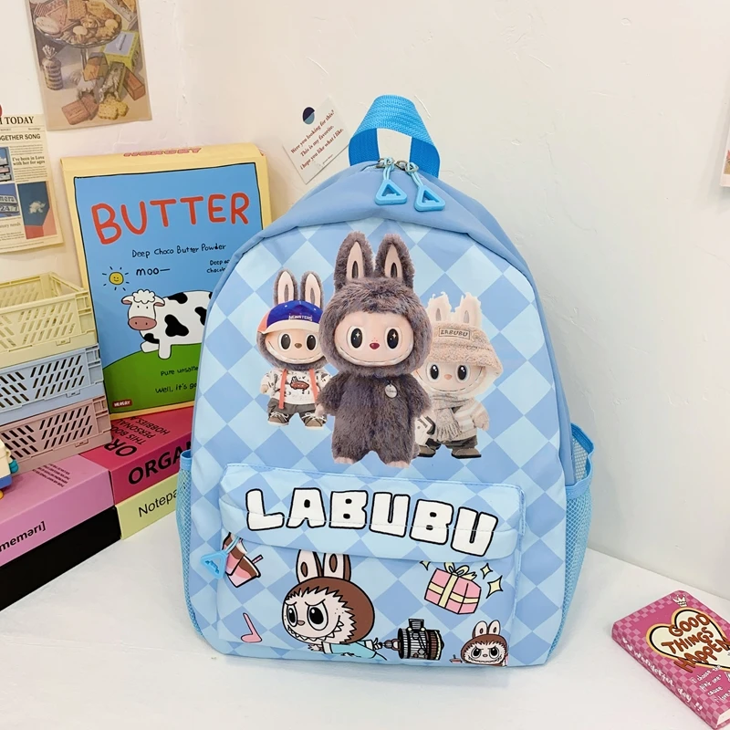 Labubu Large Capacity School bag, Lightweight Preppy Style Cute Backpack, Cartoon Anime Daypack, Casual Travel Commute Knapsack Labubu Large Capacity School bag, Lightweight Preppy Style Cute Backpack, Cartoon Anime Daypack, Casual Travel Commute Knapsack