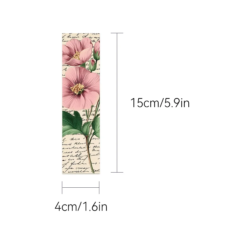 30Pcs Vintage Flowers Bookmarks Books Labeled Students Stationary Supplies DIY Creative Aesthetic Bookmark Reading Pages 30Pcs Vintage Flowers Bookmarks Books Labeled Students Stationary Supplies DIY Creative Aesthetic Bookmark Reading Pages