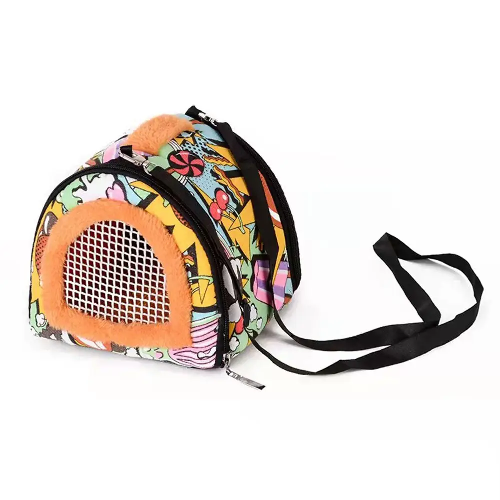 Hamster Travel Carrier Bag Chinchilla Guinea Pig Bunny Breathable Carrier Cage Warm Soft Travel Walking Small Animal Carrier Hamster Travel Carrier Bag Chinchilla Guinea Pig Bunny Breathable Carrier Cage Warm Soft Travel Walking Small Animal Carrier