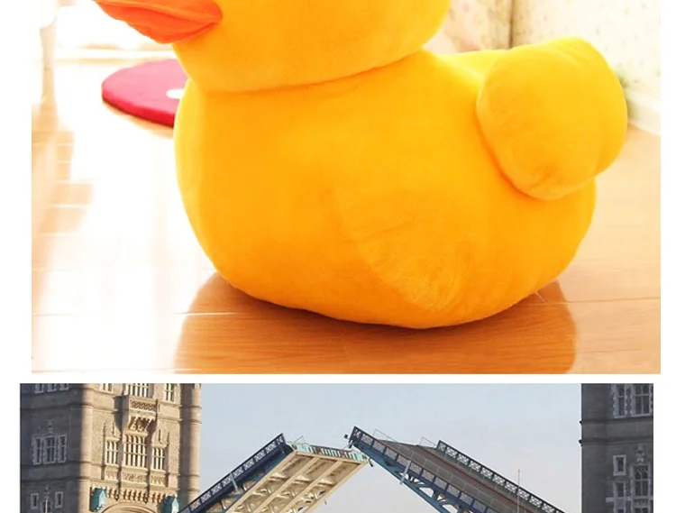 Kawaii Big Yellow Duck Mini Plush Dolls Toy Cute Soft Cartoon Stuffed Animal Toys Birthday Gifts for Children Kids Baby Girl