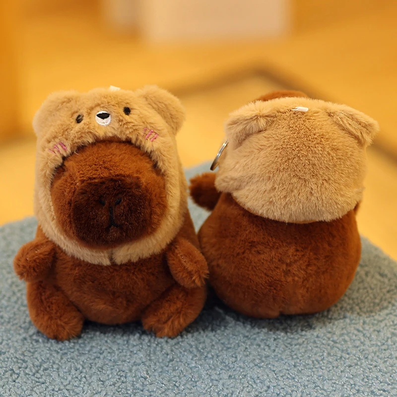 Cartoon Capybara Plush Keychain Bag Pendant Hanging Decoration Cute Stuffed Doll Toy Desktop Doll Ornament Car Keyring Kids Gift Cartoon Capybara Plush Keychain Bag Pendant Hanging Decoration Cute Stuffed Doll Toy Desktop Doll Ornament Car Keyring Kids Gift