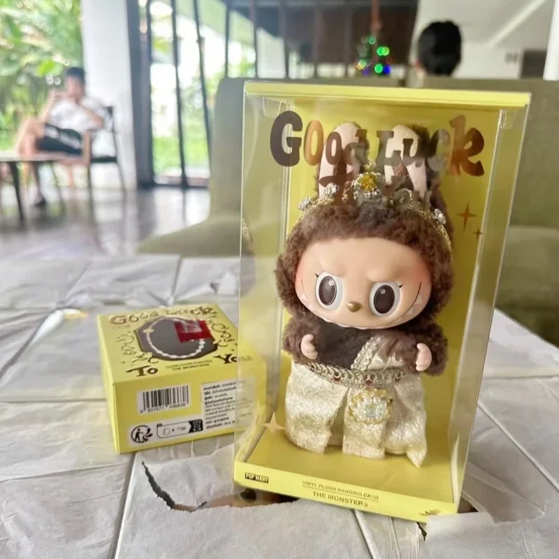 Labubu The Monsters Collection Keychain Doll Gift Labubu Keyring Toys Backpack Decoration Gift