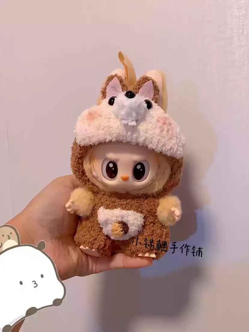 Popmart Labubu 2nd Generation Sitting Party Doll Clothes Handmade Art Weaving Toys Anime Cute Labubu Surrounding Popmart Labubu 2nd Generation Sitting Party Doll Clothes Handmade Art Weaving Toys Anime Cute Labubu Surrounding