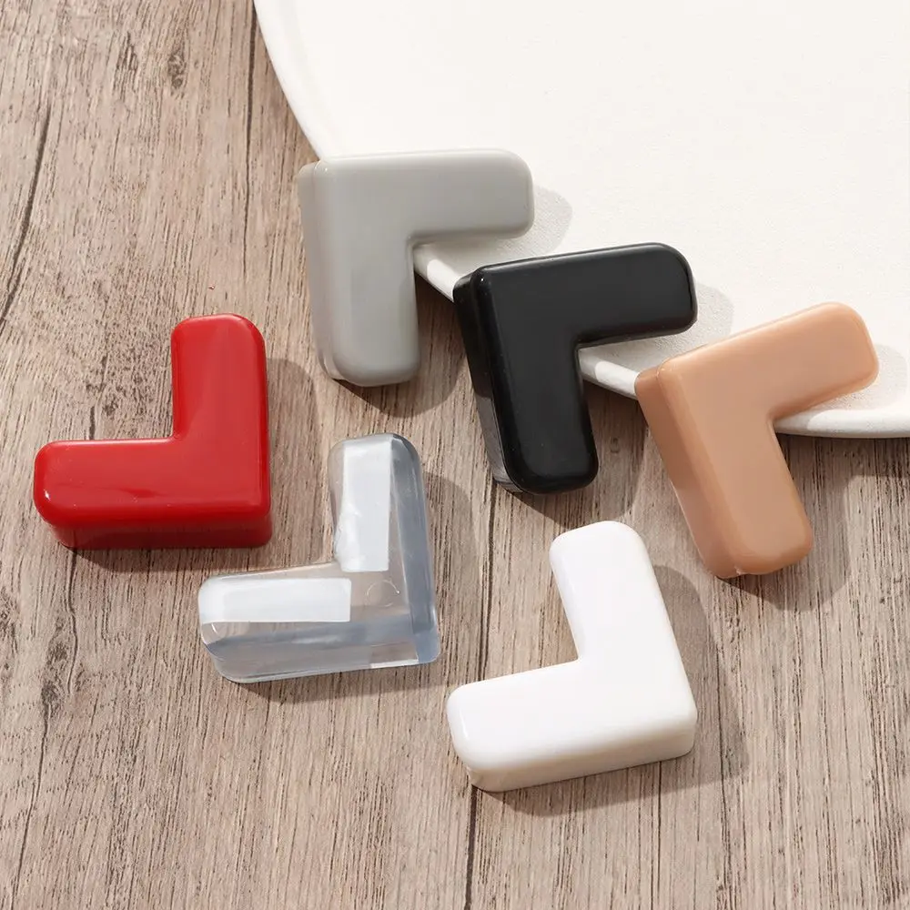 、4pcs Baby Safety Colorful Silicone Protector Table Corner Edge Protection Cover Electric Socket Children Anticollision Guards
