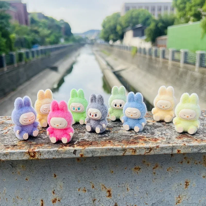 3cm Labubu Doll Cute Toys Standing and Sitting Posture  Desktop Decoration Model Ornaments Christmas Gifts Randomly Send