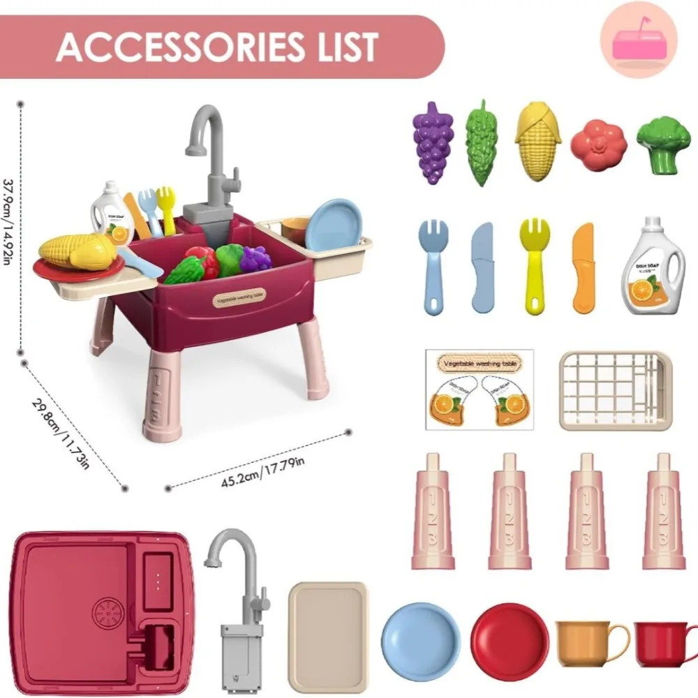 Children's Play At Home Simulation Dishwasher Toy Early Education Kitchen Simulation Electric Dishwasher Water Washing Toy Gift Children's Play At Home Simulation Dishwasher Toy Early Education Kitchen Simulation Electric Dishwasher Water Washing Toy Gift