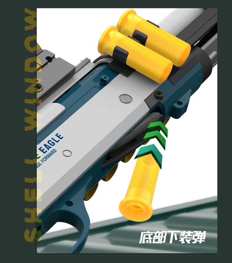Children'S Toys Xm1014 Soft-Shell Gun Manual Jump-Shell Shotgun Imitation Spray Rifle For Boys Christmas Gift 2025