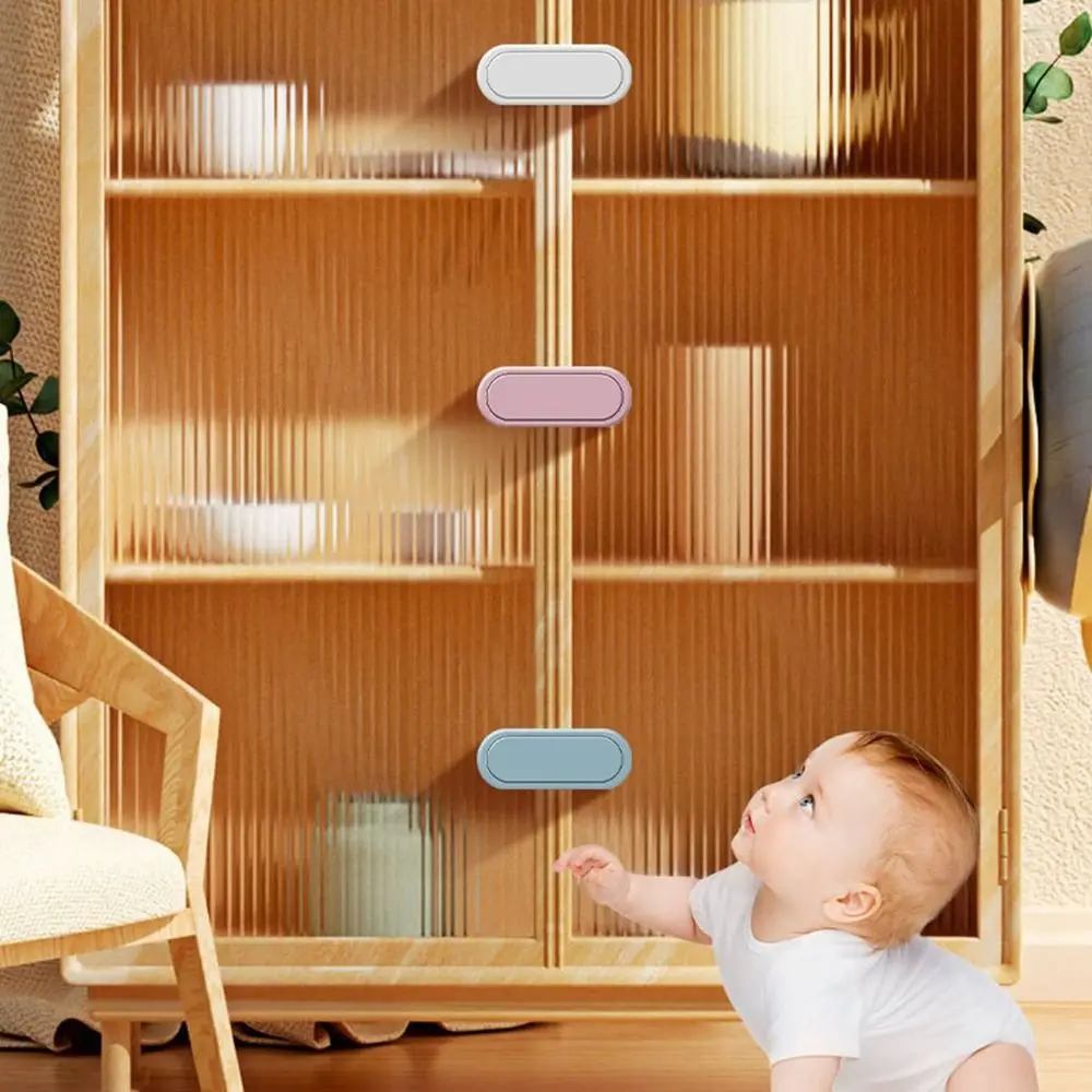 Cabinet Drawer Door Locks Protection Child Safety Lock Baby Anti-Pinch Hand Plastic Refrigerator Safety Buck Cabinet Drawer Door Locks Protection Child Safety Lock Baby Anti-Pinch Hand Plastic Refrigerator Safety Buck