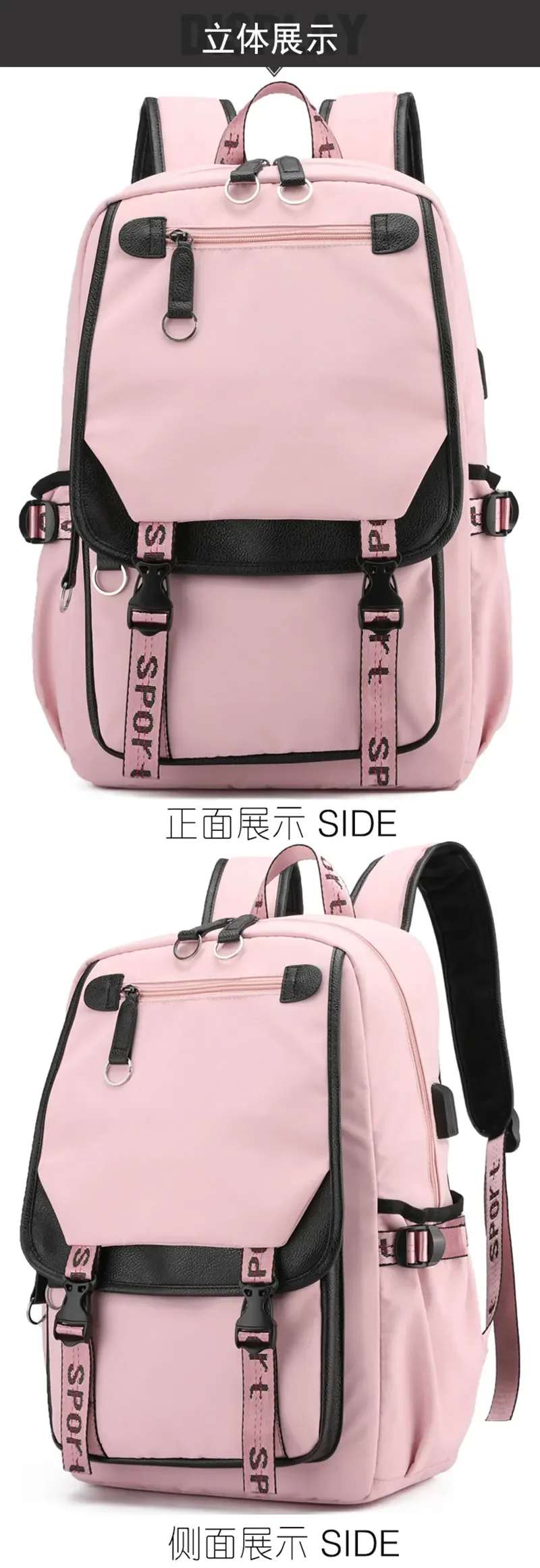 Japanese Anime Demon Slayer Backpack Nezuko Tanjirou Zenitsu Usb Bagpacks Fashion Women Men Travel Bag Girls Boys School Bags Japanese Anime Demon Slayer Backpack Nezuko Tanjirou Zenitsu Usb Bagpacks Fashion Women Men Travel Bag Girls Boys School Bags