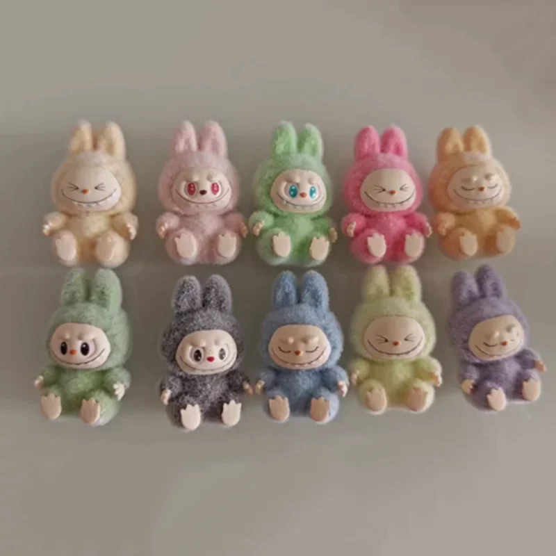 3cm Labubu Doll Cute Toys Standing and Sitting Posture  Desktop Decoration Model Ornaments Christmas Gifts Randomly Send