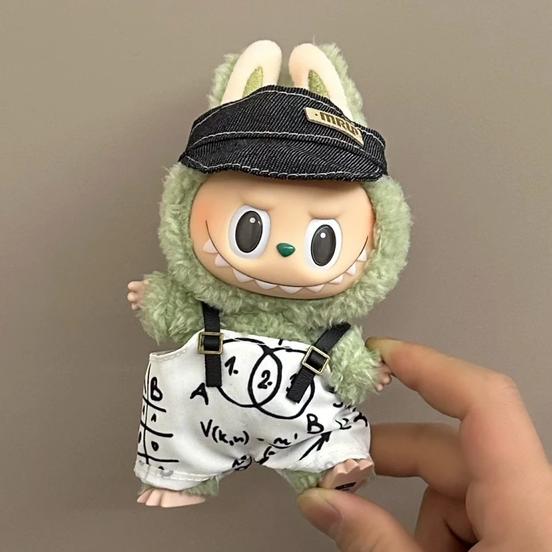 Labubu Doll Clothes Set for V1/V2 Ropa Labubu Dolls Strap Pants Set Cute Skirt Overalls Accessories Children's Toy Gifts Labubu Doll Clothes Set for V1/V2 Ropa Labubu Dolls Strap Pants Set Cute Skirt Overalls Accessories Children's Toy Gifts