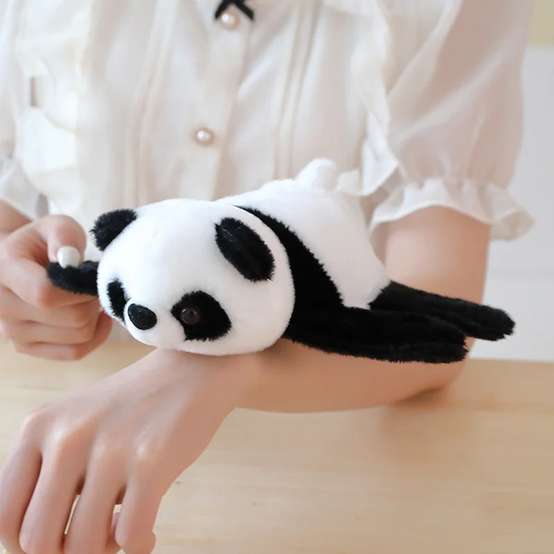 1pc Kawaii Animal Slap Snap Wrap Wristband Bracelet Panda Plush Hand Ring Wristband For Kids Toys Birthday Elegant Present 1pc Kawaii Animal Slap Snap Wrap Wristband Bracelet Panda Plush Hand Ring Wristband For Kids Toys Birthday Elegant Present