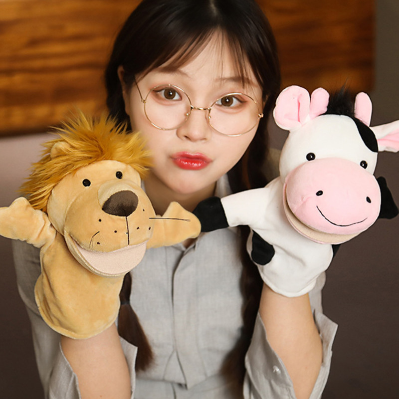 Stuffed Plush Animals Toys Hand Finger Story Puppet Kawaii Dolls Educational Baby Toys Lion Elephant Bunny Monkey Children Gifts Stuffed Plush Animals Toys Hand Finger Story Puppet Kawaii Dolls Educational Baby Toys Lion Elephant Bunny Monkey Children Gifts