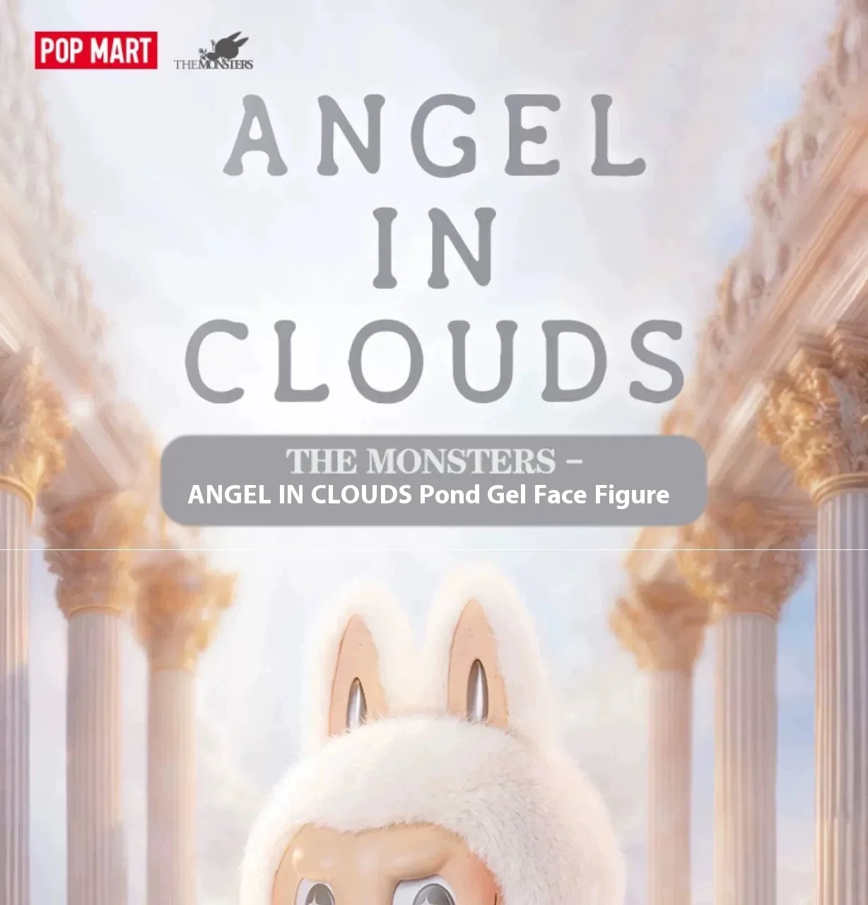 Bubble Mart Zimomo Big Leader Archangel Vinyl Plush Doll Trendy PVC and Resin Labubu Ornaments Collectible Blind Box Play