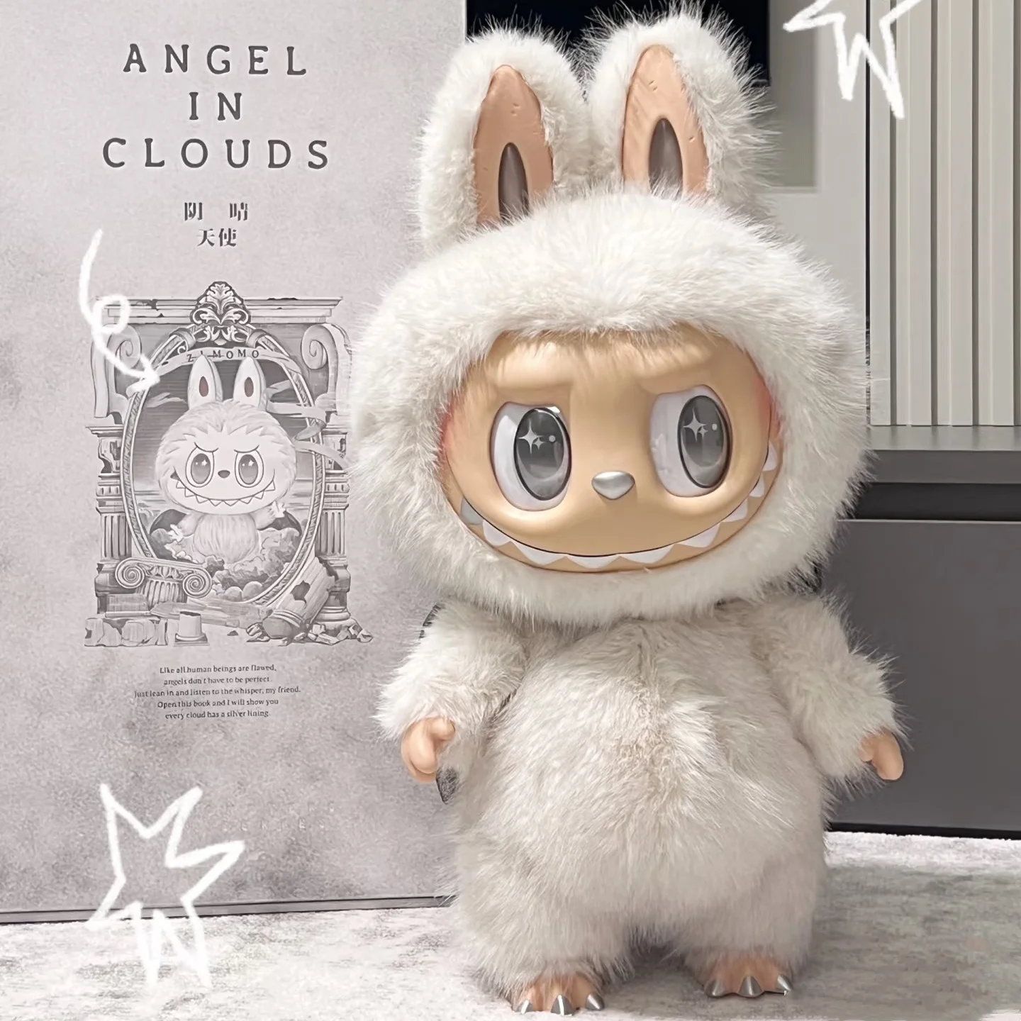 Labubu Archangel Large Vinyl Dolls Mystery Boxes for Boys and Girls Fun Collectibles