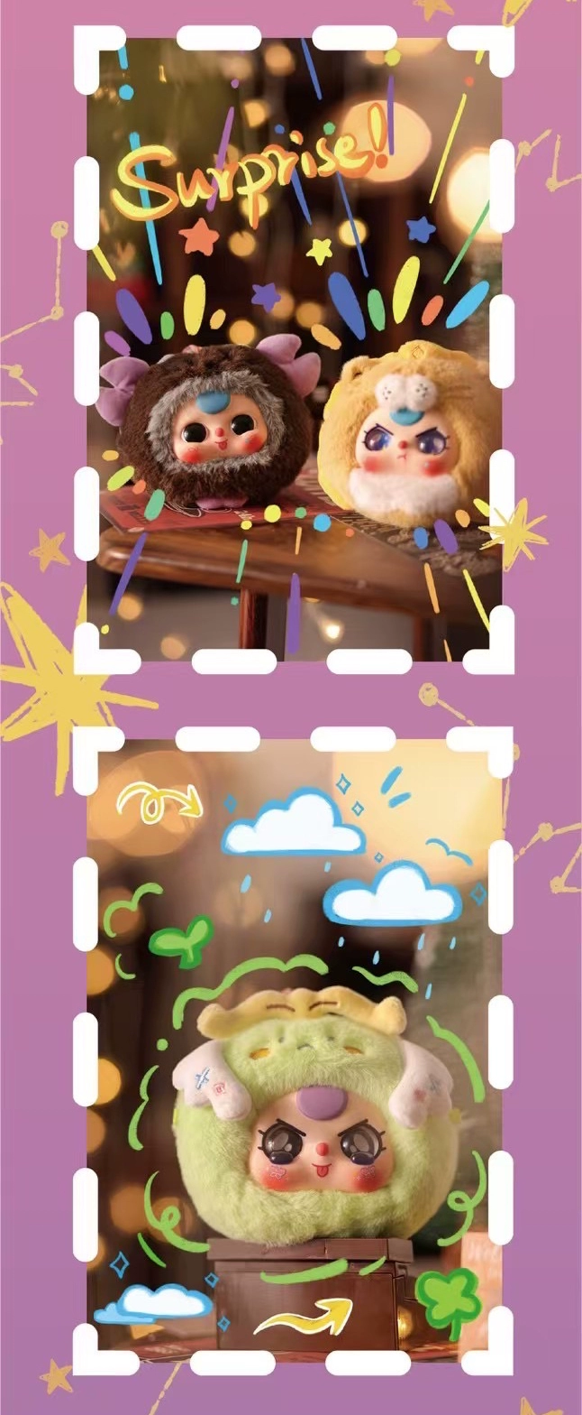 Baby Three Twelve Constellations Plush Blind Box Tide Bag Decorative Pendant Mystery Box Kawaii Doll Surprise Toy Christmas Gift Baby Three Twelve Constellations Plush Blind Box Tide Bag Decorative Pendant Mystery Box Kawaii Doll Surprise Toy Christmas Gift