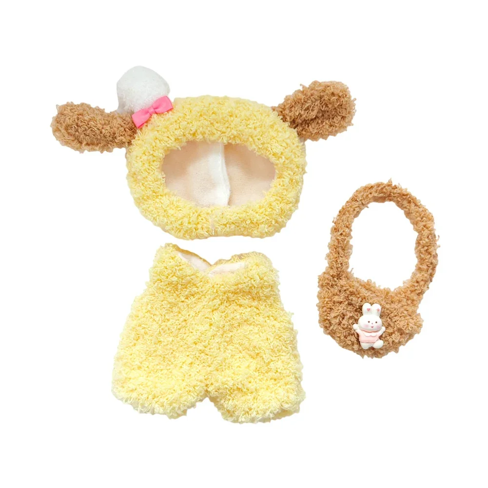 For Labubu V1 V2 Idol Cute Doll Clothes Fashion Sweater Outfit Accessories Sitting Party Pink White Striped Sweater Cup Clothing For Labubu V1 V2 Idol Cute Doll Clothes Fashion Sweater Outfit Accessories Sitting Party Pink White Striped Sweater Cup Clothing