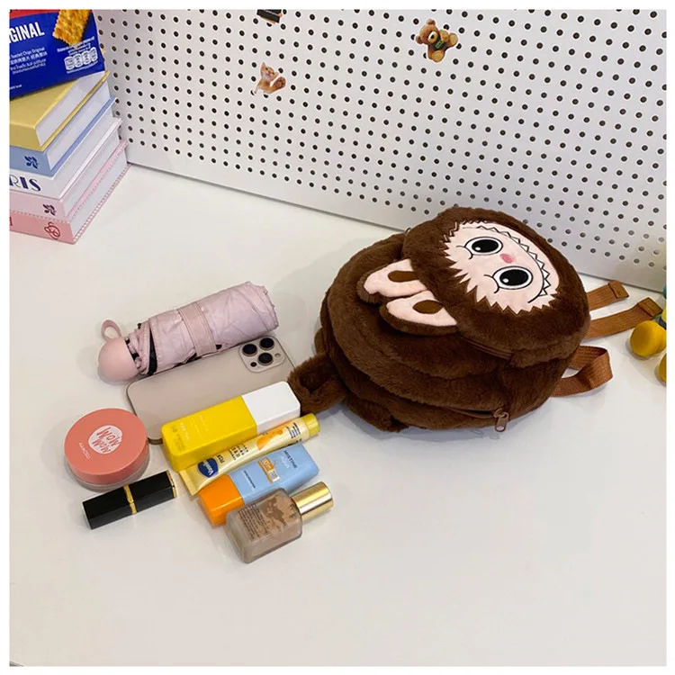 2024 Labubu Bakcpack for Girls Kids Cute Cartoon Plush Doll Bag Student Kawaii Backpack Outdoor Travel Bag 2024 Labubu Bakcpack for Girls Kids Cute Cartoon Plush Doll Bag Student Kawaii Backpack Outdoor Travel Bag