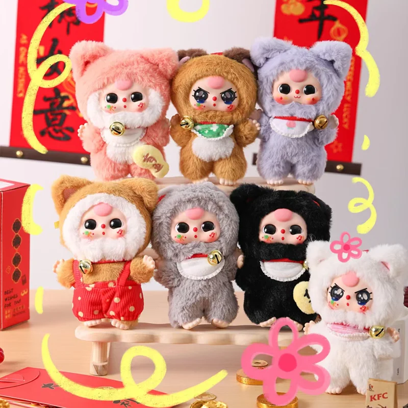 Baby Three Billionaire Lucky Cat Series Blind Box Toys Mystery Box Caixa Misteriosa Plush Doll Stuffed Doll Toy for Girls Gift Baby Three Billionaire Lucky Cat Series Blind Box Toys Mystery Box Caixa Misteriosa Plush Doll Stuffed Doll Toy for Girls Gift