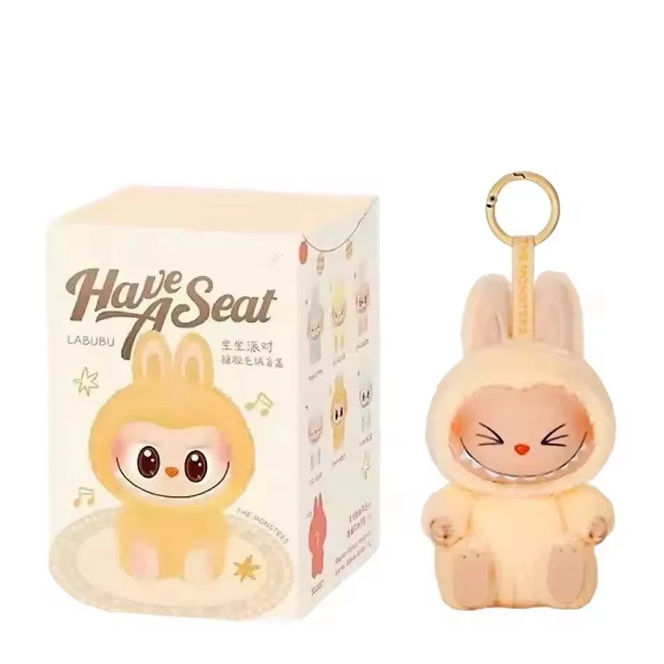 High Quality Macaron For Labubu V3 The Monsters Big Into Energy Series Blind Box Vinyl Plush Doll Pendant Gradient Color Gift