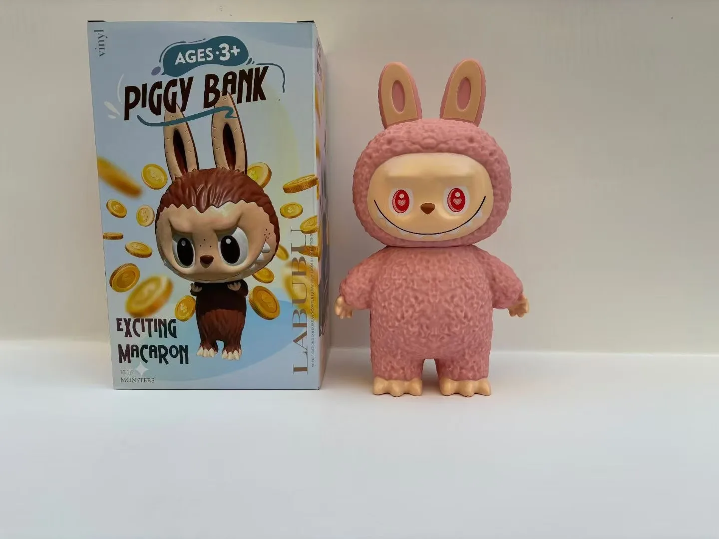 Cute Monster Labubu Piggy Bank Figurine Model Ornament For Children And Students Labubu Coin Piggy Bank Doll Decoration Kid Gift Cute Monster Labubu Piggy Bank Figurine Model Ornament For Children And Students Labubu Coin Piggy Bank Doll Decoration Kid Gift