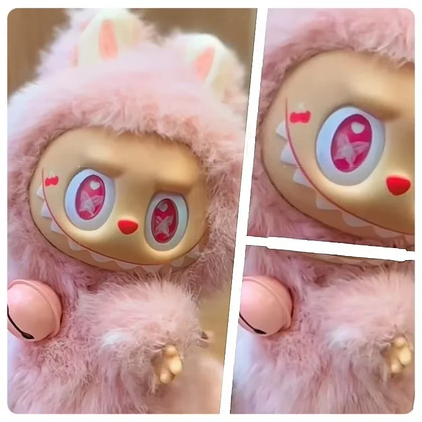 2025 Hot Selling Labubu Pink Luck Change Handmade Modification Cute Doll Replica Desktop Decoration Trendy Decor Holiday Gifts 2025 Hot Selling Labubu Pink Luck Change Handmade Modification Cute Doll Replica Desktop Decoration Trendy Decor Holiday Gifts