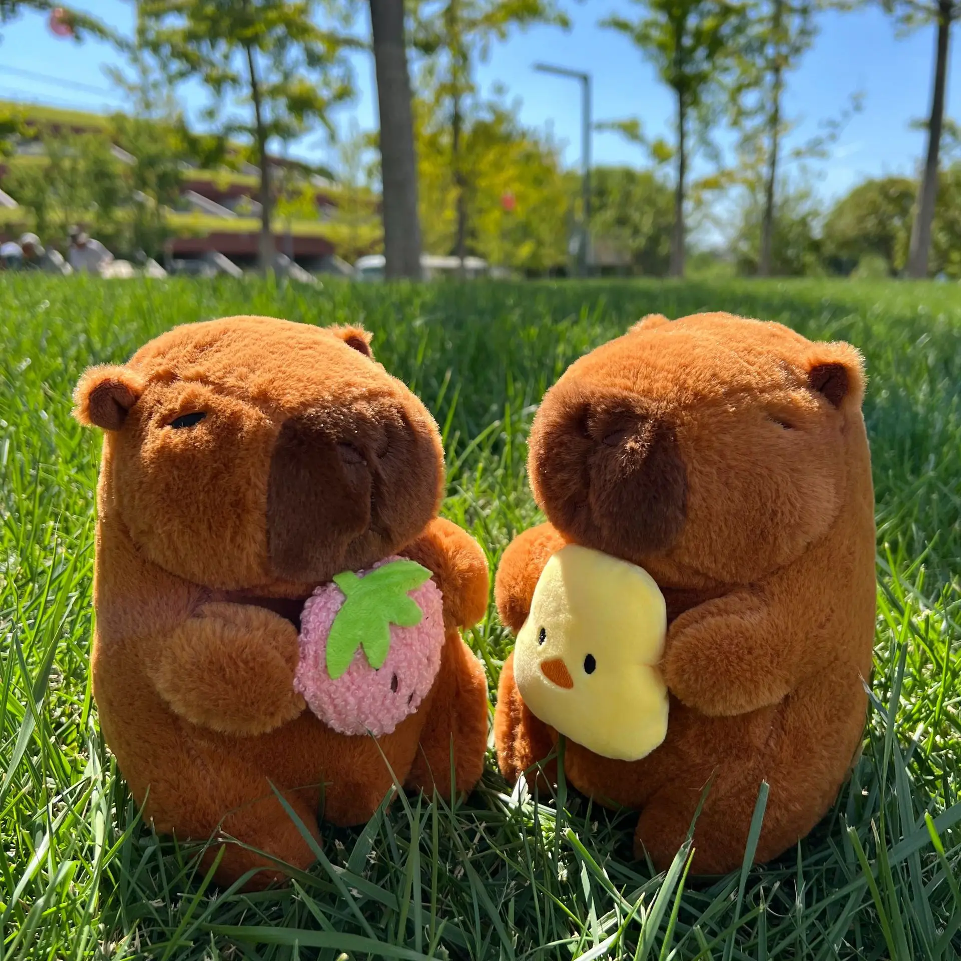 New 21cm Capybara Plush Toy Simulation Capibara Anime Fluffty Toy Cute Soft Stuffed Animals Doll Plush Christmas Gifts for Kids New 21cm Capybara Plush Toy Simulation Capibara Anime Fluffty Toy Cute Soft Stuffed Animals Doll Plush Christmas Gifts for Kids