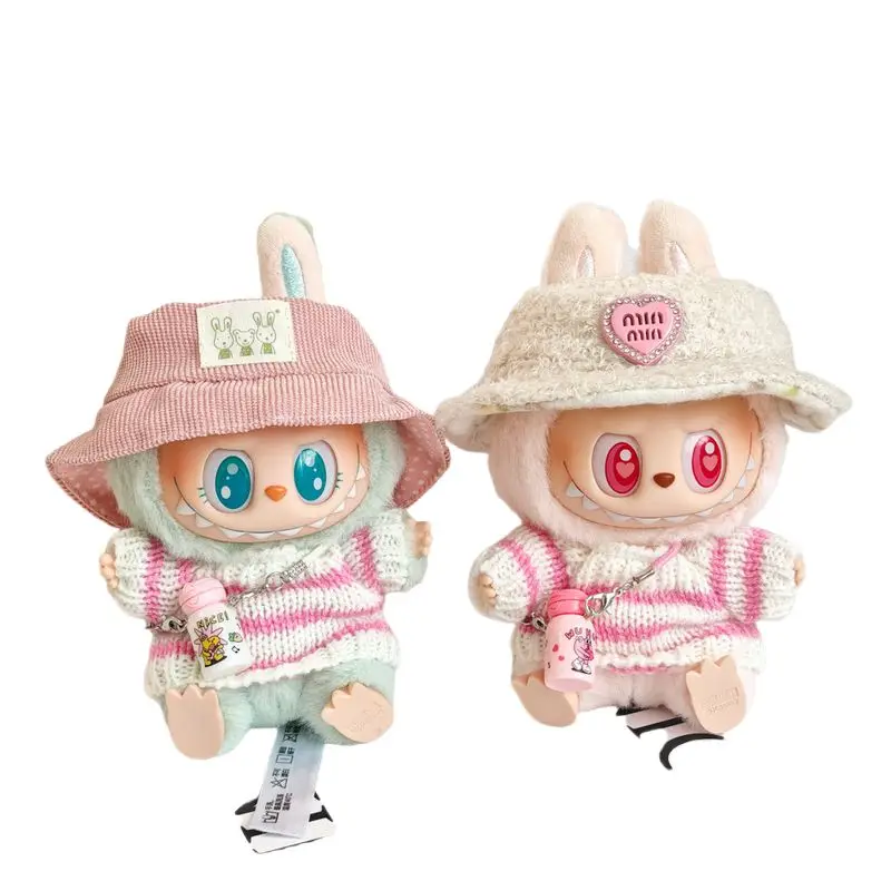 Only Labbubu Clothes Labubu Doll Accessories Kawaii Jewelry Cute Doll Ornament Christmas Gift Creative Labubu Keyring Kids Toys