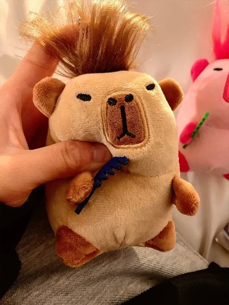 1-20PCS Kawaii Keychain Plush Pendant Explosive Kapybara Plush Pendant Keychain Toys Bag Pendant Doll Car Decoration Doll 1-20PCS Kawaii Keychain Plush Pendant Explosive Kapybara Plush Pendant Keychain Toys Bag Pendant Doll Car Decoration Doll
