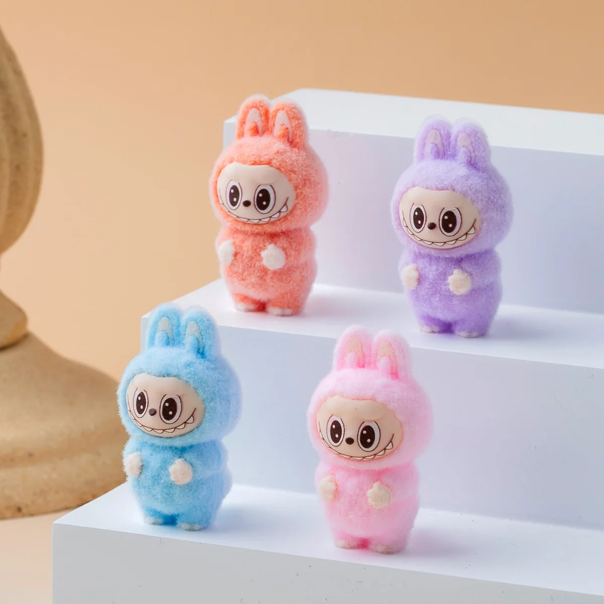 New flocking standing position, leader of Rabu, cute blind bag, DIY decorations, hanging accessories, mini ornaments. New flocking standing position, leader of Rabu, cute blind bag, DIY decorations, hanging accessories, mini ornaments.