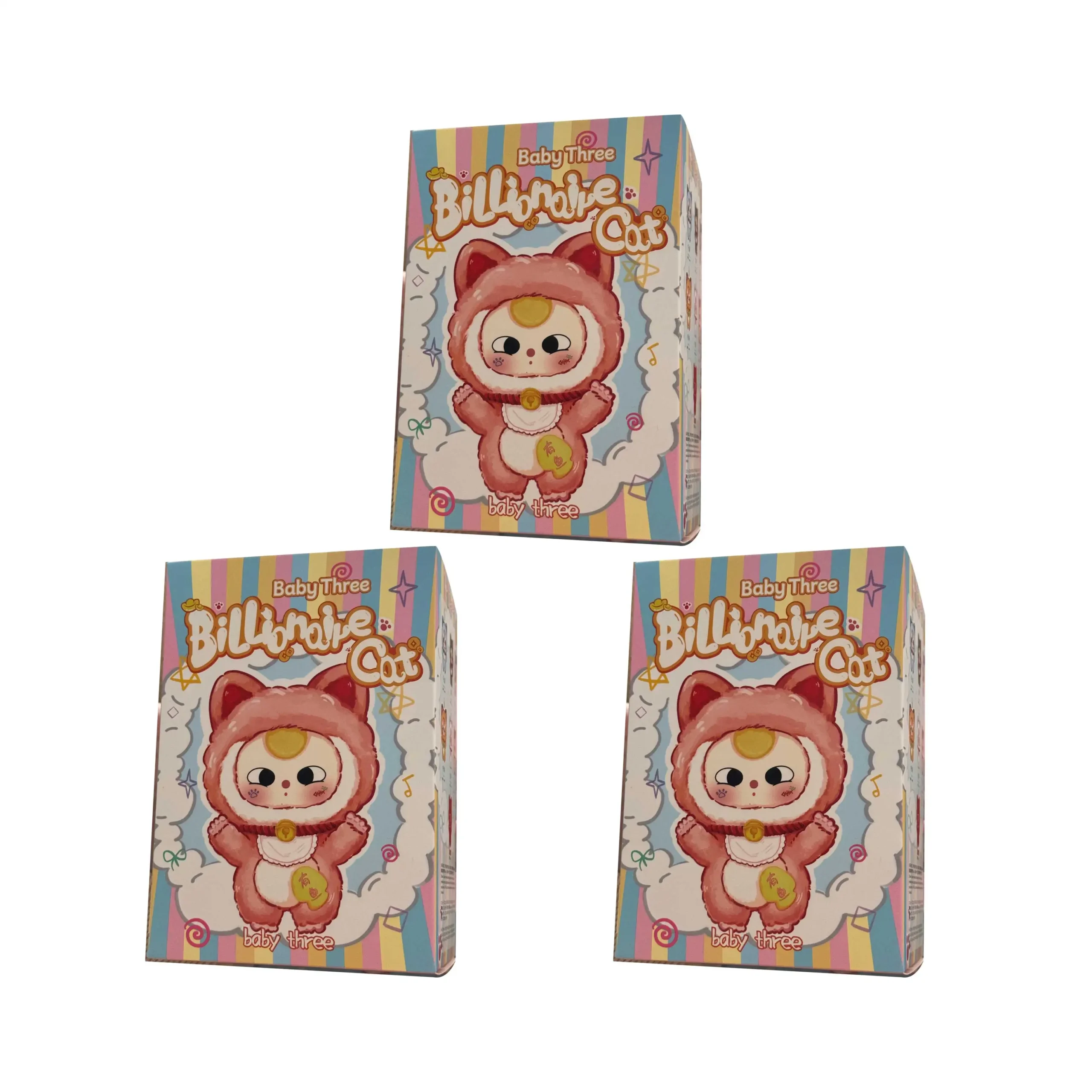 Baby Three Billionaire Lucky Cat Series Blind Box Toys Mystery Box Caixa Misteriosa Plush Doll Stuffed Doll Toy for Girls Gift Baby Three Billionaire Lucky Cat Series Blind Box Toys Mystery Box Caixa Misteriosa Plush Doll Stuffed Doll Toy for Girls Gift