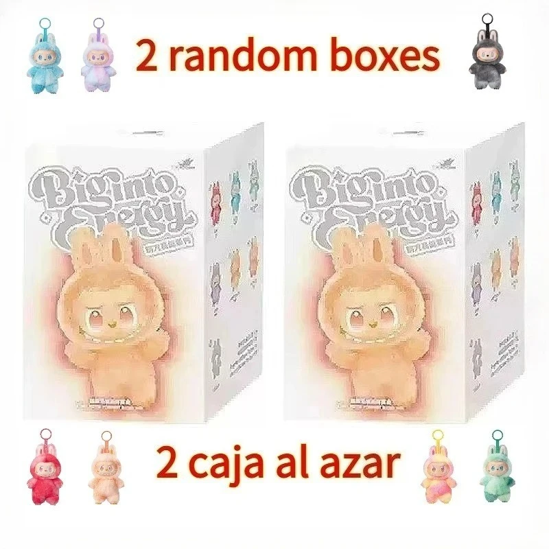 New High Quality Macaron 2 The Monsters Labubu Sitting Party Vinyl Plush Blind Box Decorative Surprise Box Doll Collection Gift