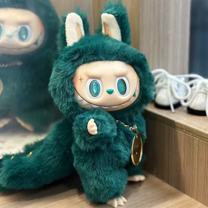 2025 Hot Selling Labubu Pink Luck Change Handmade Modification Cute Doll Replica Desktop Decoration Trendy Decor Holiday Gifts