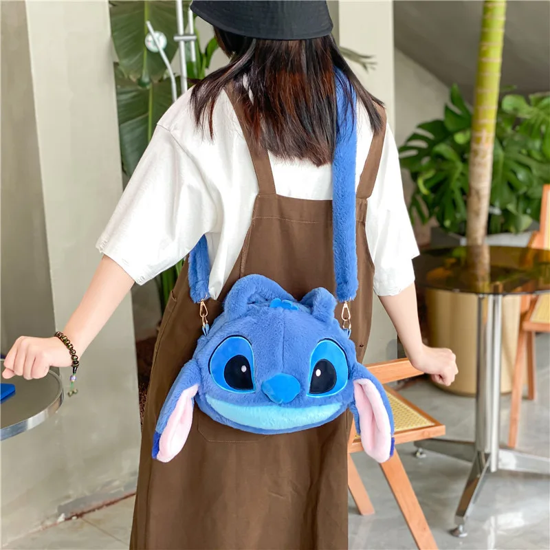 Disney Anime Lilo & Stitch Toy Kawaii Messenger Bag Girl Heart Handbag Stitch Doll Children Cartoon Soft Sweetheart Shoulder Bag Disney Anime Lilo & Stitch Toy Kawaii Messenger Bag Girl Heart Handbag Stitch Doll Children Cartoon Soft Sweetheart Shoulder Bag