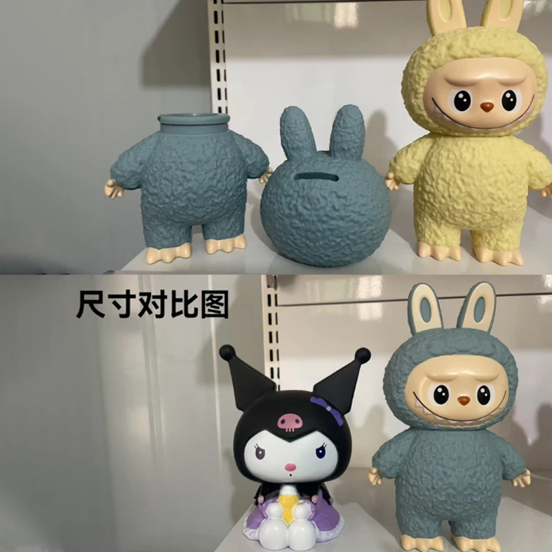 Cute Monster Labubu Piggy Bank Figurine Model Ornament For Children And Students Labubu Coin Piggy Bank Doll Decoration Kid Gift Cute Monster Labubu Piggy Bank Figurine Model Ornament For Children And Students Labubu Coin Piggy Bank Doll Decoration Kid Gift
