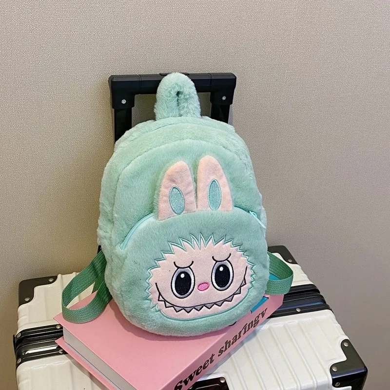 2024 Labubu Bakcpack for Girls Kids Cute Cartoon Plush Doll Bag Student Kawaii Backpack Outdoor Travel Bag 2024 Labubu Bakcpack for Girls Kids Cute Cartoon Plush Doll Bag Student Kawaii Backpack Outdoor Travel Bag