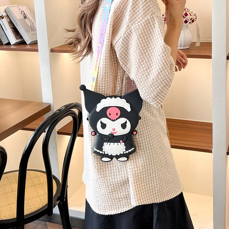 Labubu Cartoon Silicone Coin Purse Kids Crossbody Bag Cute Travel Accessories Birthday Gift for Children Outings Portable Storag Labubu Cartoon Silicone Coin Purse Kids Crossbody Bag Cute Travel Accessories Birthday Gift for Children Outings Portable Storag