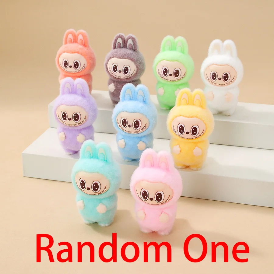 1/9PCS 4cm Cartoon Labubu Series Mini Flocking Exquisite Cute Doll Gift Diy Pendant Accessories Decoration Kawaii Toys Gifts 1/9PCS 4cm Cartoon Labubu Series Mini Flocking Exquisite Cute Doll Gift Diy Pendant Accessories Decoration Kawaii Toys Gifts