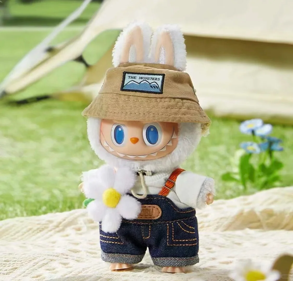Labubu The Monsters Wild Home Doll - Cartoon Toy, Desktop Ornament with Pendant, Perfect for Kids