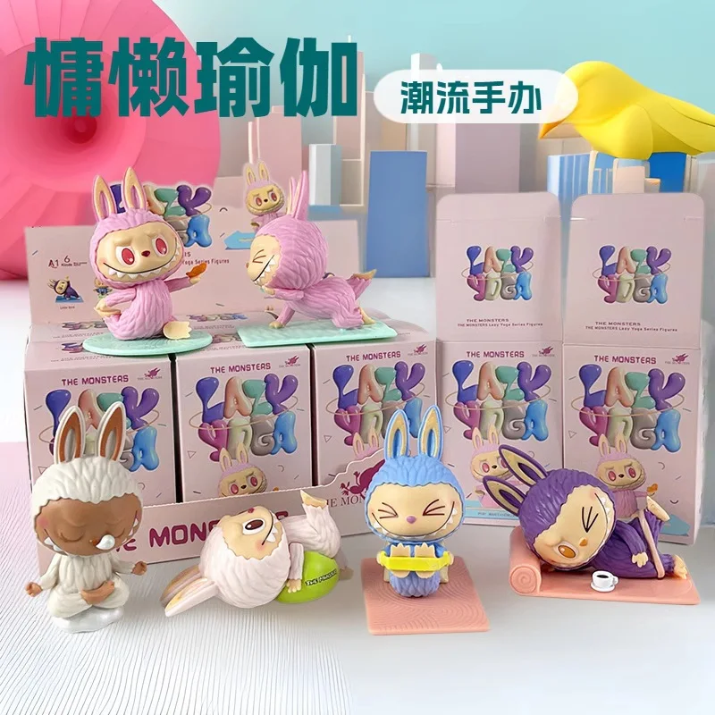 Labubu Blind Box Figure Toy Dolls Yoga Serise For Fans Children Christmas Birthday Gift Labubu Blind Box Figure Toy Dolls Yoga Serise For Fans Children Christmas Birthday Gift