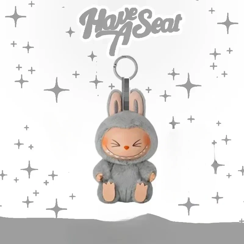 Cute For Labubu The Monsters Doll Blind Box Heart-Moving Macaron Mokoko Anime Figures Guess Bag Hanging Pendant Gift
