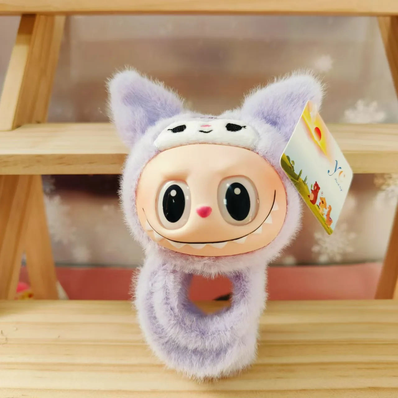 New labubu labubu snap ring plush doll cute toy doll doll wrist models men and women gifts New labubu labubu snap ring plush doll cute toy doll doll wrist models men and women gifts