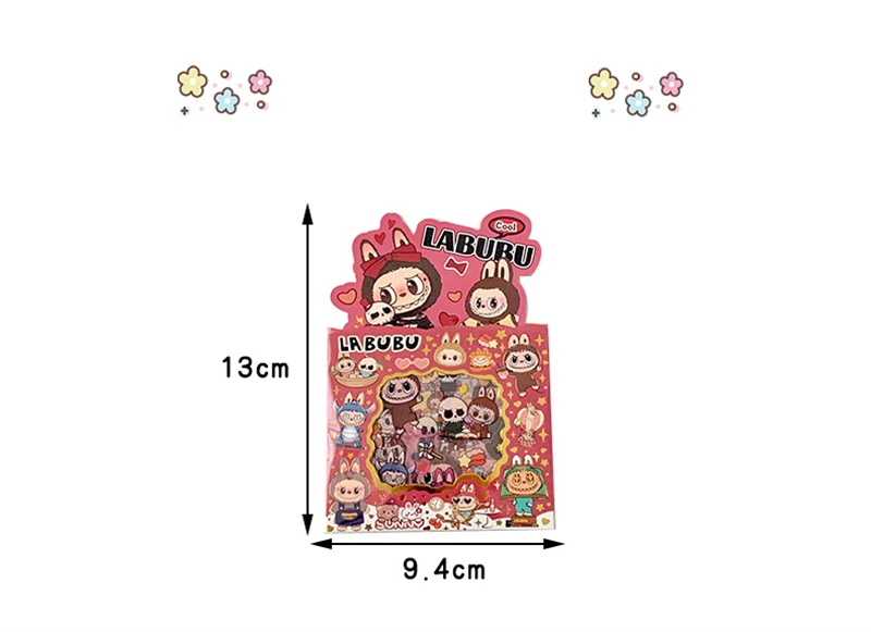 Cartoon Labubu Series Sticker 5pcs Cute Waterproof Sticker Creative Handbook Material Stickers Labubu Stickers for Children Cartoon Labubu Series Sticker 5pcs Cute Waterproof Sticker Creative Handbook Material Stickers Labubu Stickers for Children
