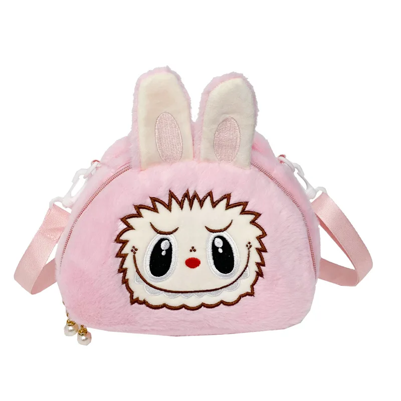 Labu Crossbody Bag Cartoon Backpack Doll Change Plush Bag Children'S Backpack Cartoon Bag Shoulder Bag Handbag Girl Gift Labu Crossbody Bag Cartoon Backpack Doll Change Plush Bag Children'S Backpack Cartoon Bag Shoulder Bag Handbag Girl Gift