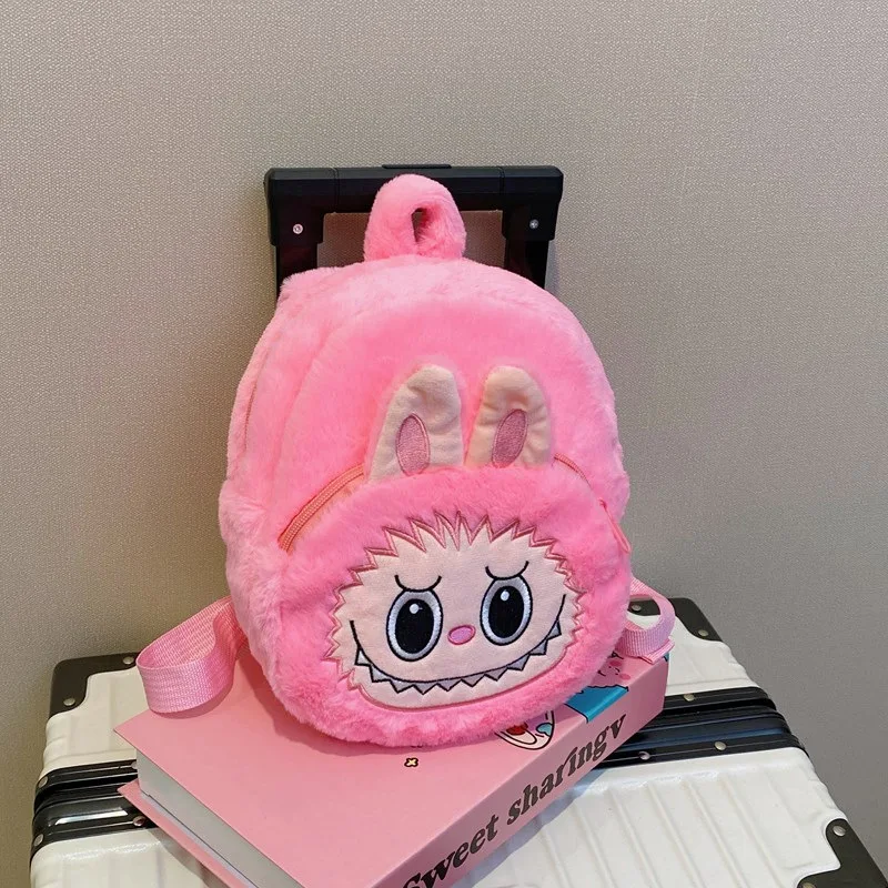 2024 Labubu Bakcpack for Girls Kids Cute Cartoon Plush Doll Bag Student Kawaii Backpack Outdoor Travel Bag 2024 Labubu Bakcpack for Girls Kids Cute Cartoon Plush Doll Bag Student Kawaii Backpack Outdoor Travel Bag