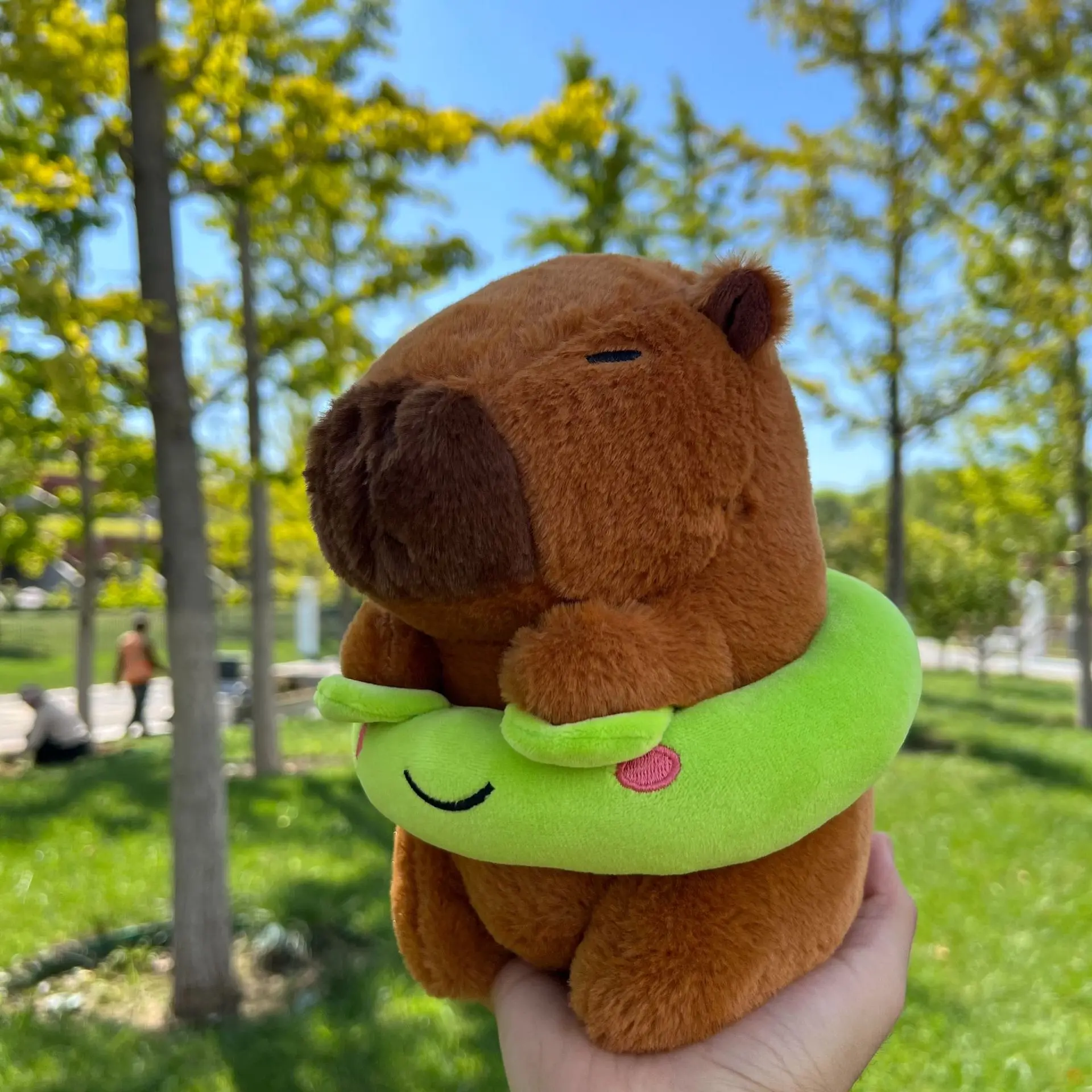 New 21cm Capybara Plush Toy Simulation Capibara Anime Fluffty Toy Cute Soft Stuffed Animals Doll Plush Christmas Gifts for Kids New 21cm Capybara Plush Toy Simulation Capibara Anime Fluffty Toy Cute Soft Stuffed Animals Doll Plush Christmas Gifts for Kids